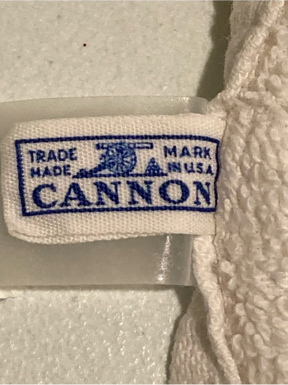 Cannon Vintage 60’s Souvenir Beach Towel of New Jersey Towns & Miles Of Beaches